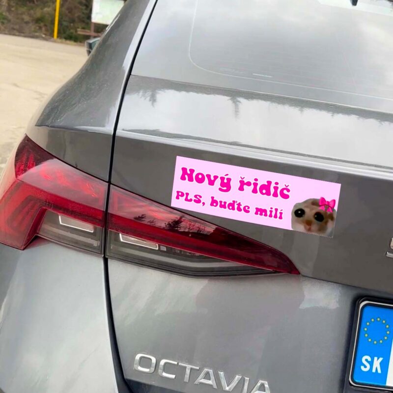 Nový řidič, prosím, buďte milí - Magnetka na auto - Image 2